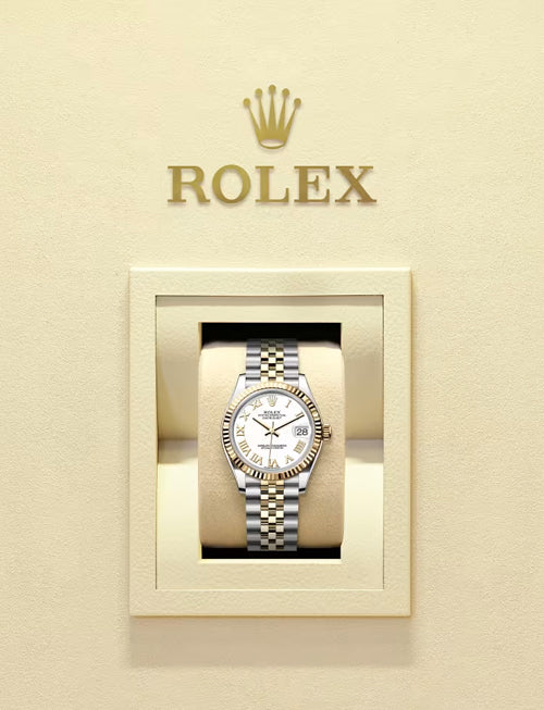 Rolex Datejust 31 – Yellow Rolesor | White Dial | Jubilee Bracelet | Reference 278273