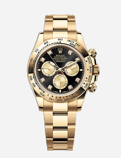 Rolex Cosmograph Daytona – Yellow Gold | Black Dial | Tachymeter Bezel | Reference 126508 - 2025