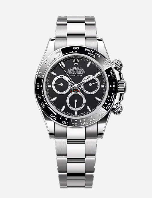 Rolex Cosmograph Daytona – Black Dial | Oystersteel | Cerachrom Bezel | Reference 126500LN - 2025
