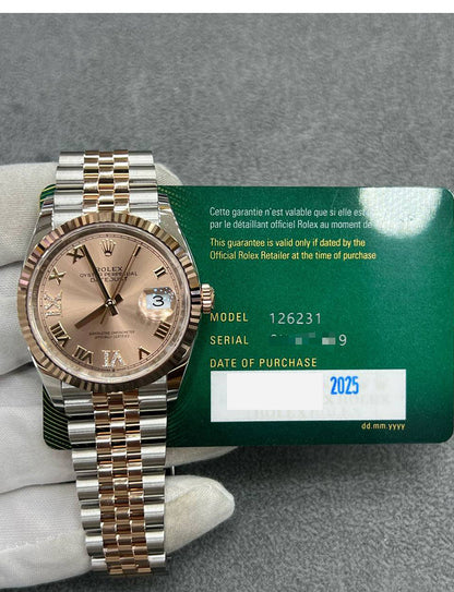 Rolex Datejust 36 – Everose Rolesor | Rosé Diamond Dial | Jubilee Bracelet | Reference 126231