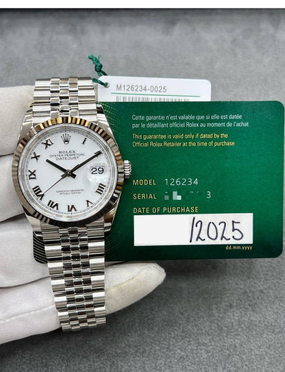 Rolex Datejust 36 – Jubilee Bracelet | Oystersteel & White Gold | Reference 126234