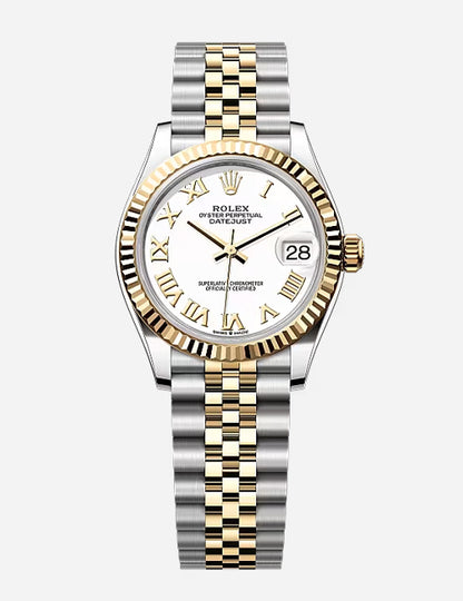 Rolex Datejust 31 – Yellow Rolesor | White Dial | Jubilee Bracelet | Reference 278273