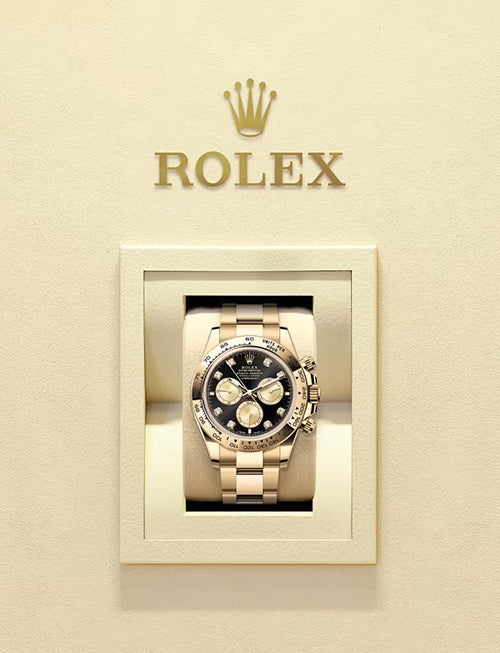 Rolex Cosmograph Daytona – Yellow Gold | Black Dial | Tachymeter Bezel | Reference 126508 - 2025