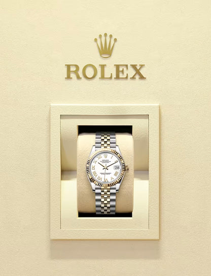 Rolex Datejust 31 – Yellow Rolesor | White Dial | Jubilee Bracelet | Reference 278273