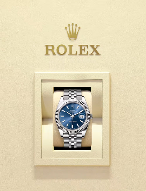 Rolex Datejust 41 – Bright Blue Dial | Oystersteel & White Gold | Jubilee Bracelet | Reference 126334 - 2025