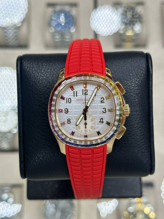 Aquanaut Luce “Rainbow” chronograph
