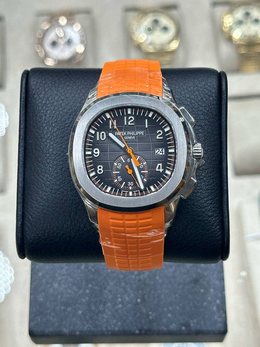 Aquanaut Chronograph-STEEL ORANGE